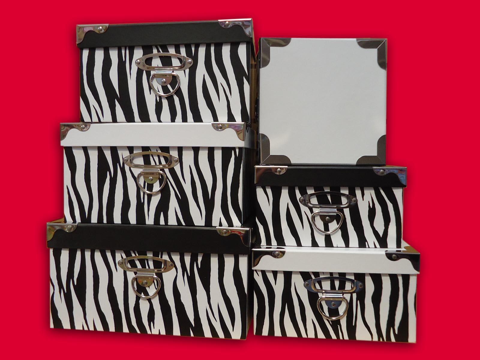 Cajas cebra x6
